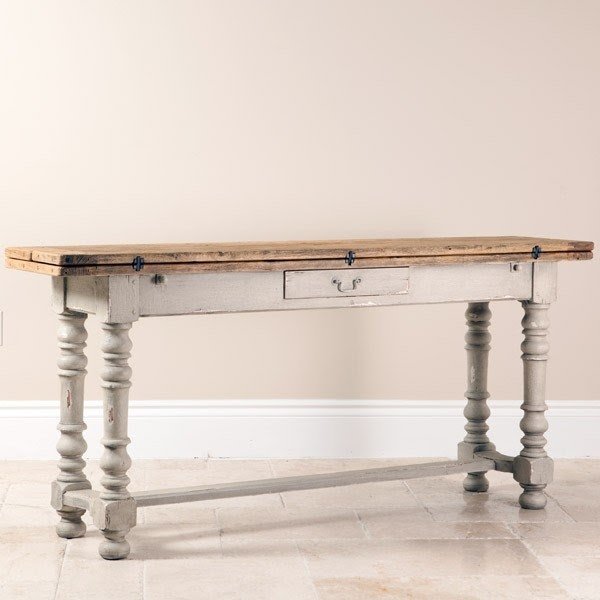 Chamonix sofa table salvage with paris base