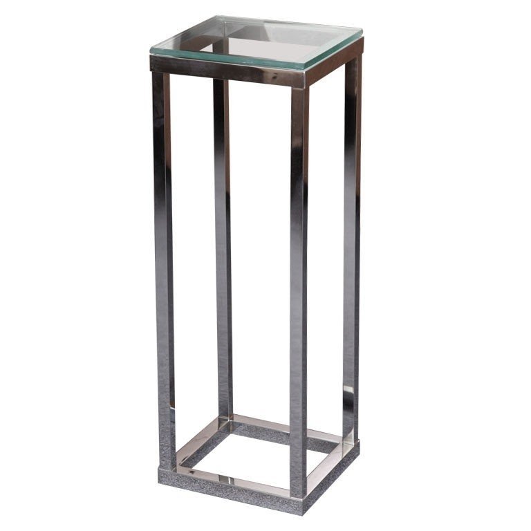 Chrome plant stand