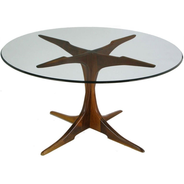 Contemporary wood table bases