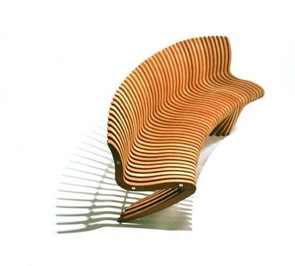 Curved bench