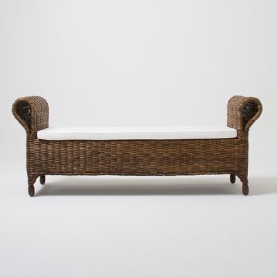 Rattan bench 1