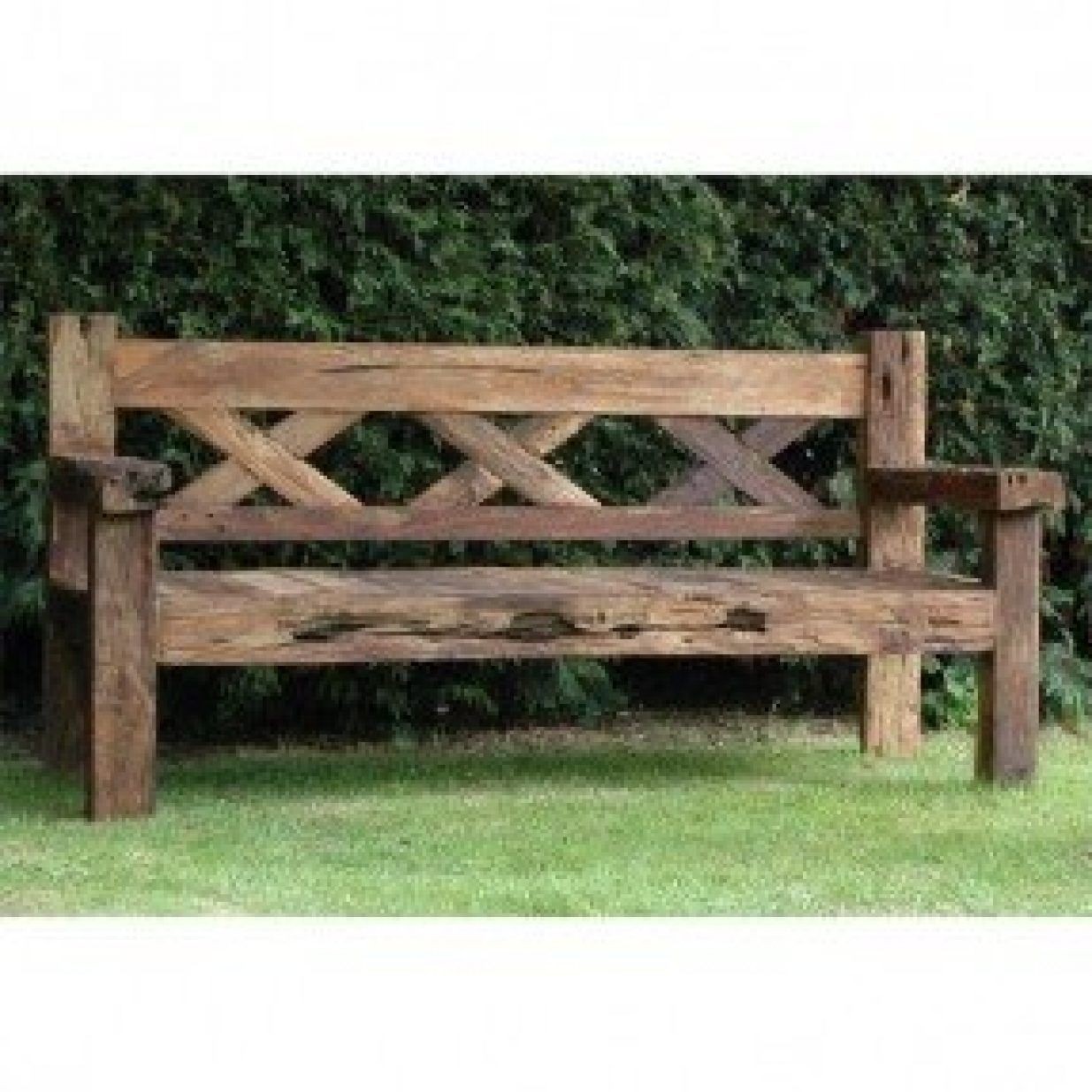 Rustic Outdoor Bench