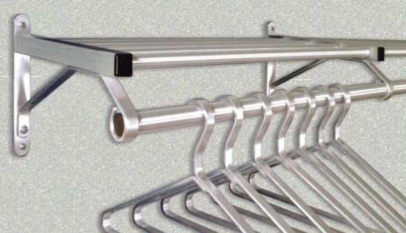 Wall mounted hanger rack