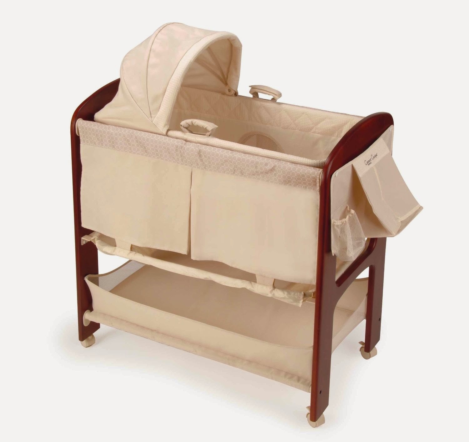 Wooden bassinet rocker