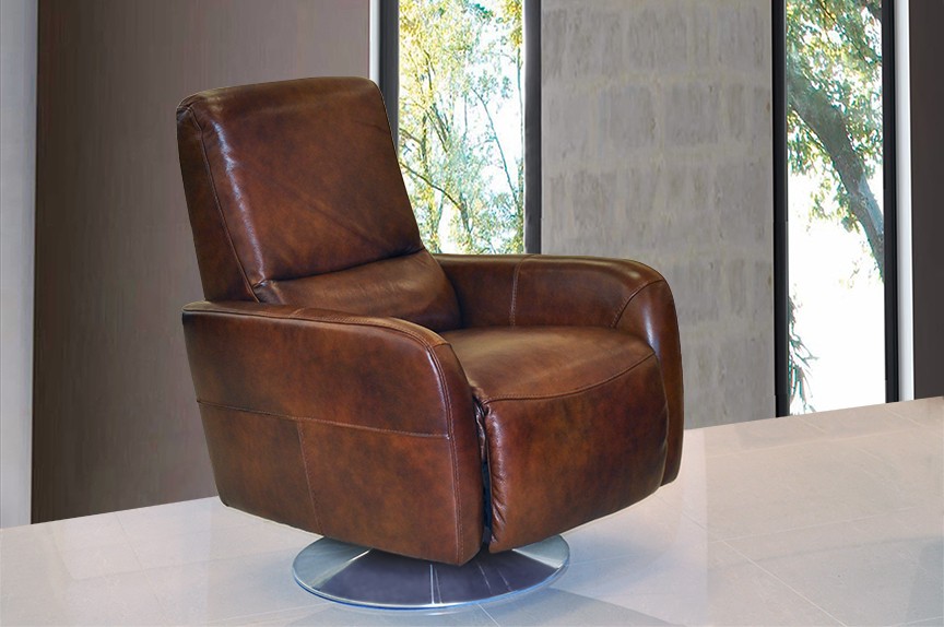 Celestino modern leather recliner chair 2