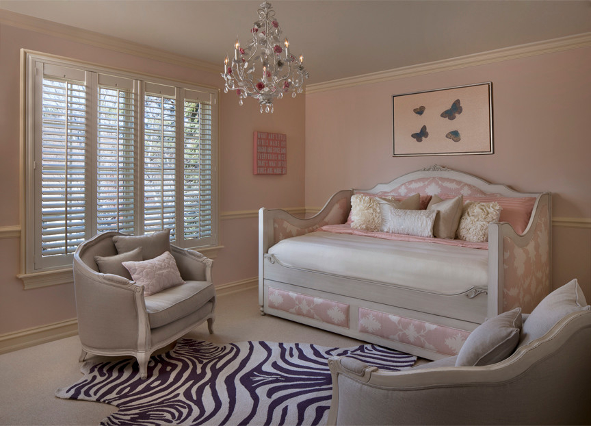 Custom Full Size Daybed With Twin Size Pull Out Trundle Transitional Bedroom Detroit