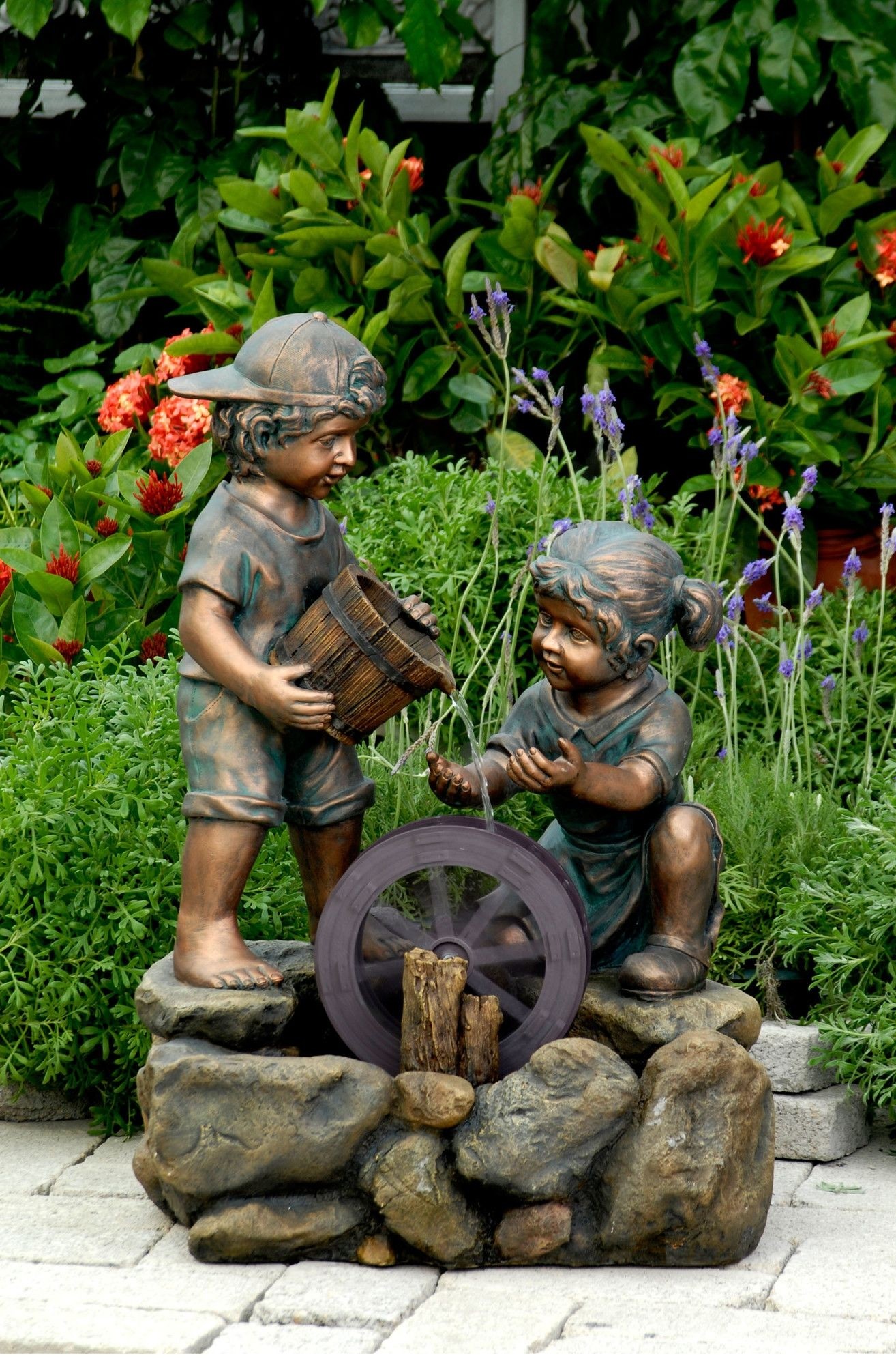 Fiberglass water fountains 28