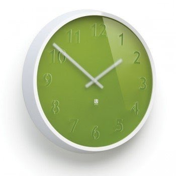 Green wall clock