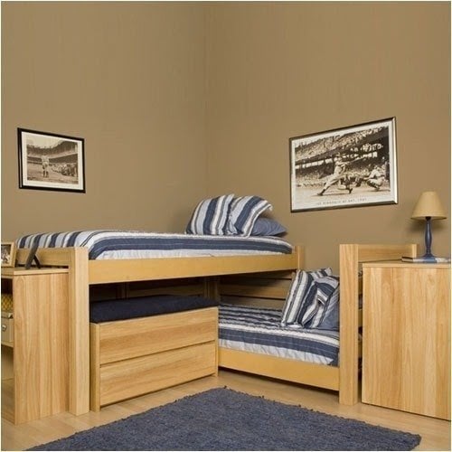 Loft graduate series extra long junior crew twin l shaped