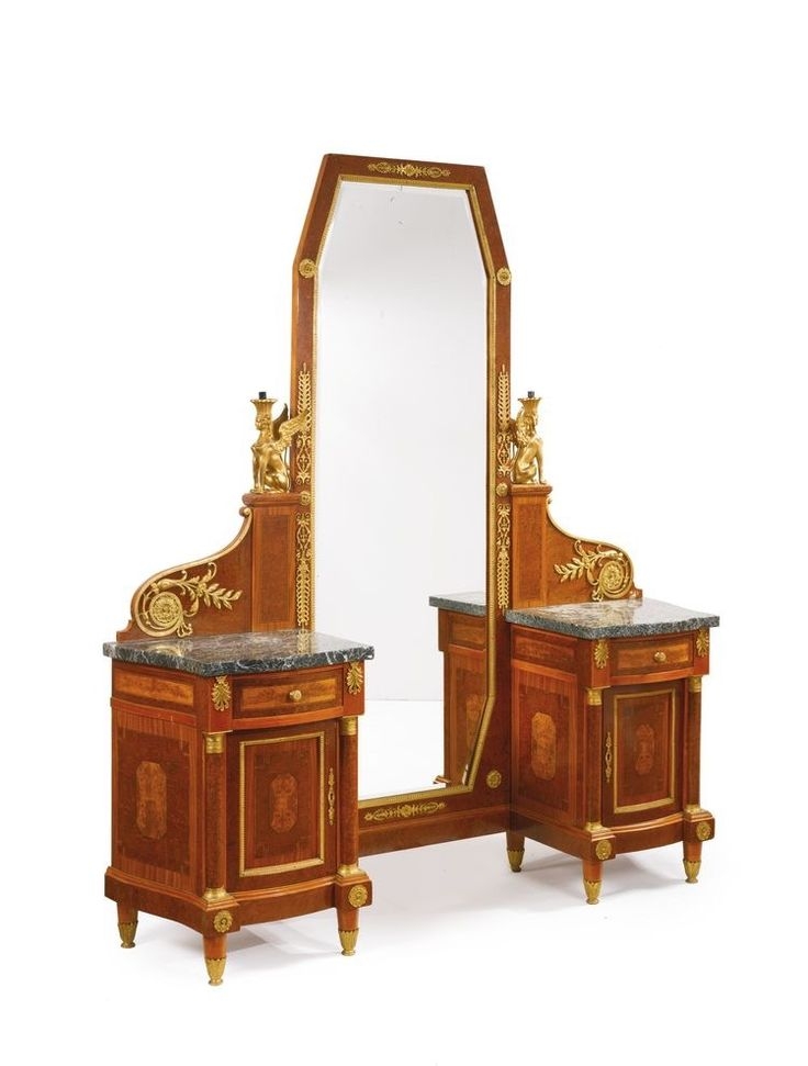 Mahogany vanity table 12