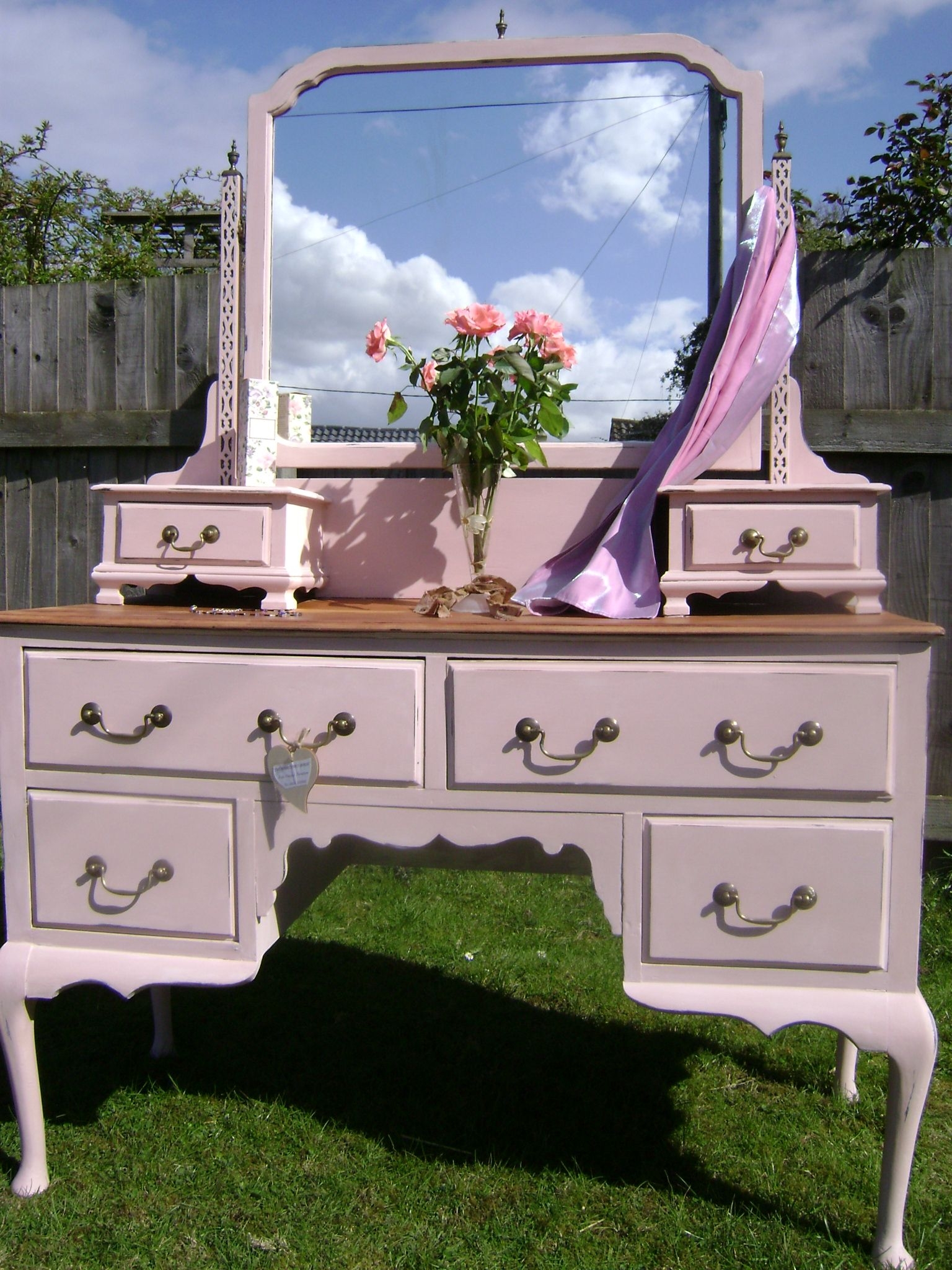 Mahogany vanity table 7