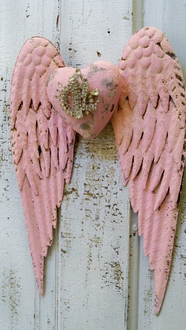 Metal heart wall art 3