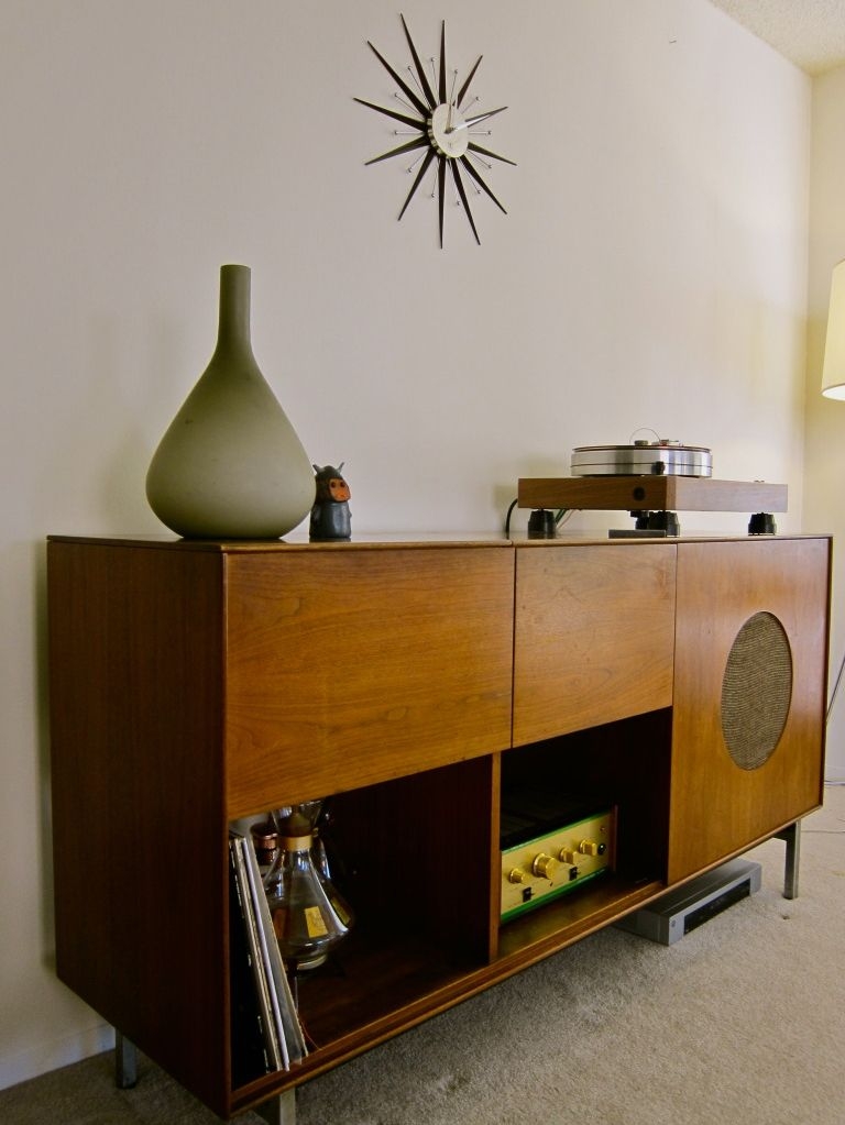 Mid century modern record player