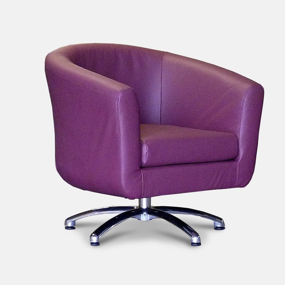 Purple swivel chairs 11