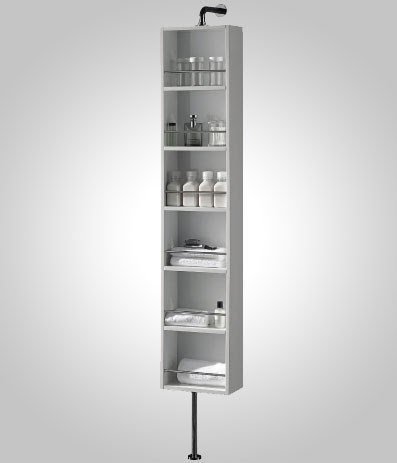 Rotating bathroom cabinet 14