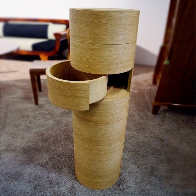 Round chest of drawers 5