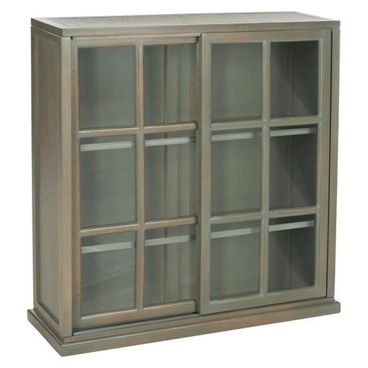 Sliding glass bookcase 16