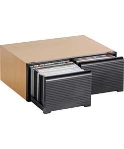 Stackable dvd storage