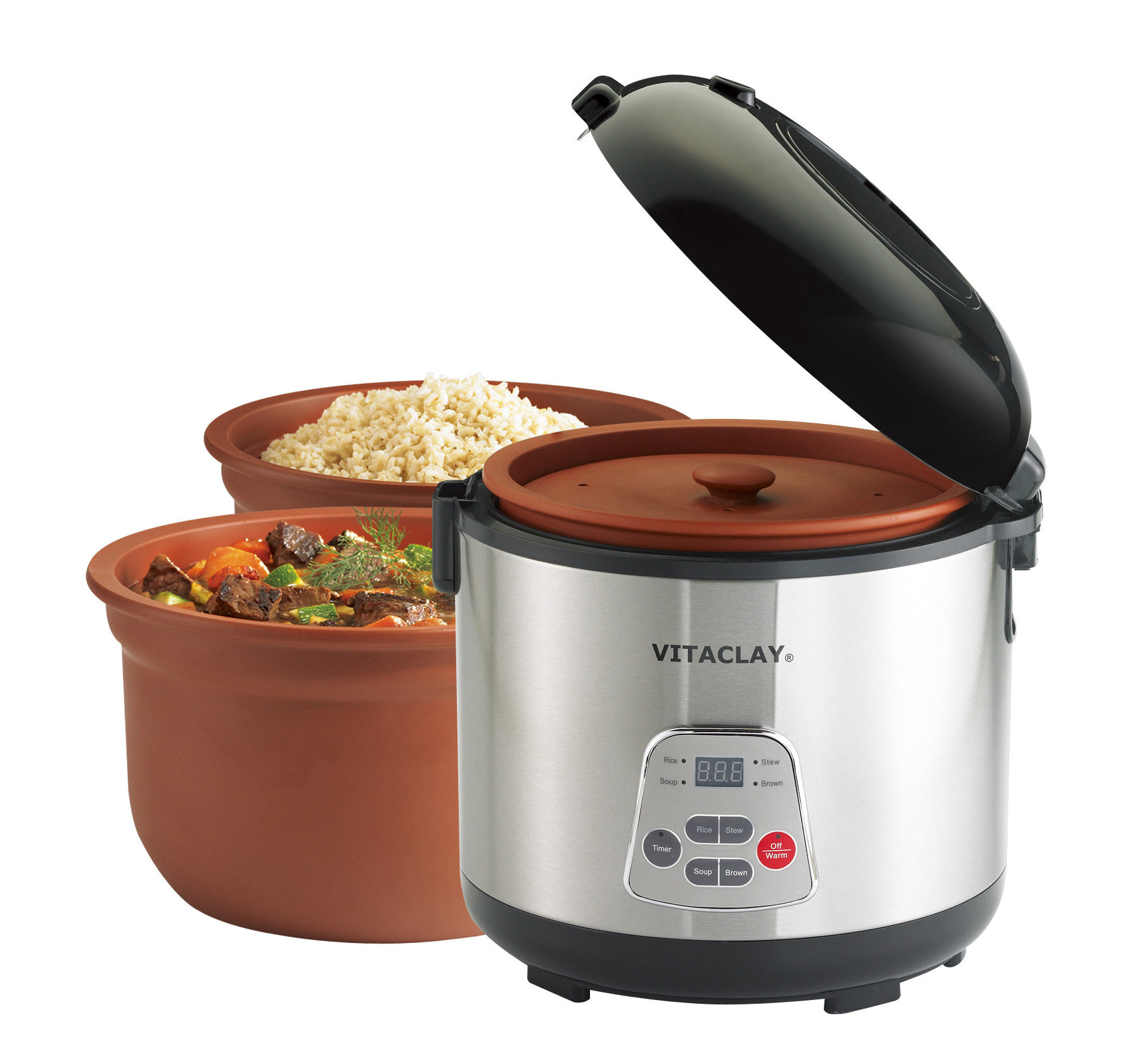 Ceramic rice cooker 12