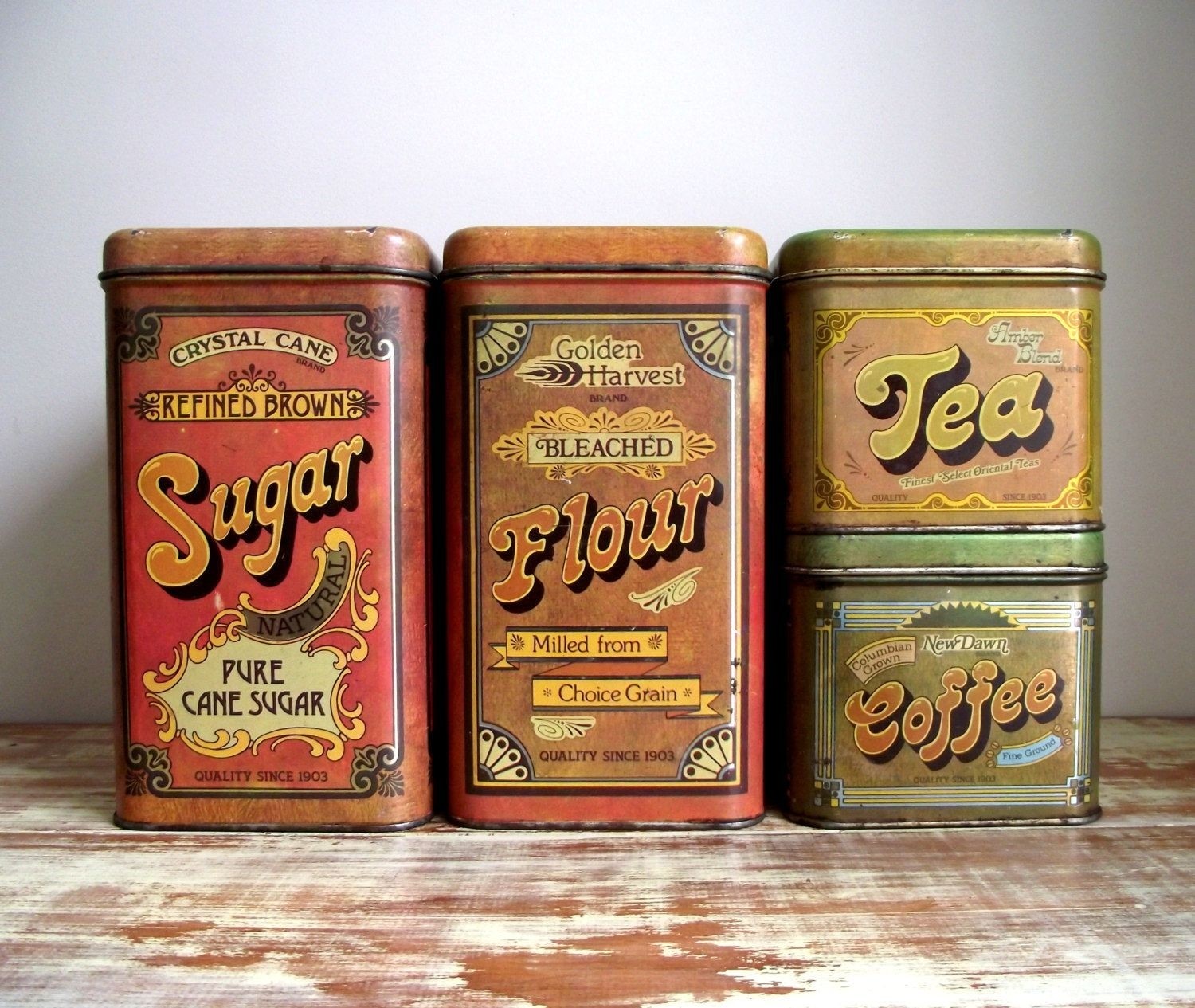 Cheinco kitchen canisters set of 4
