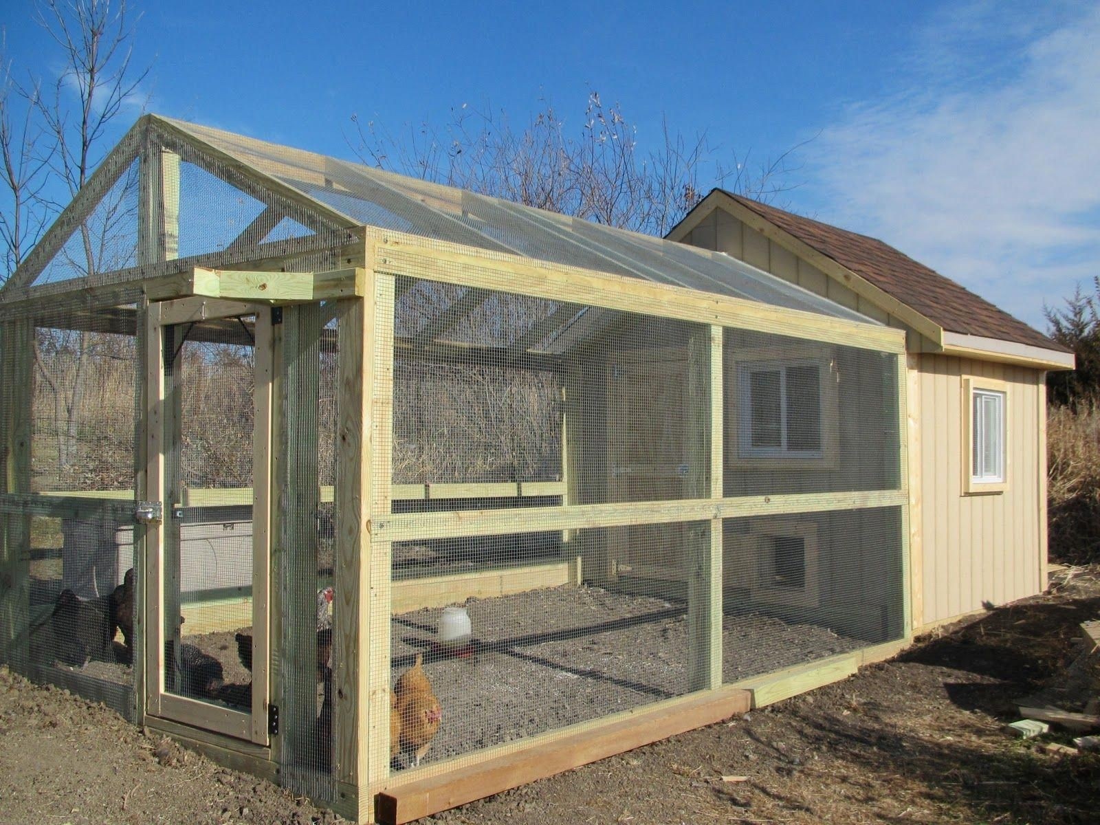Chicken coop with run 1