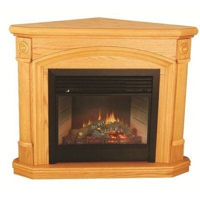 Corner gas fireplace 2