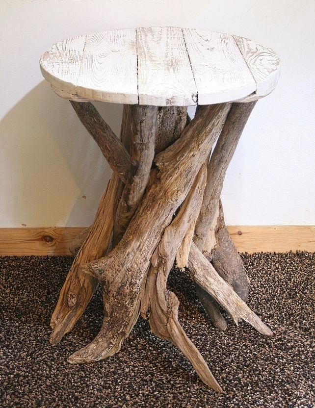 Driftwood side table