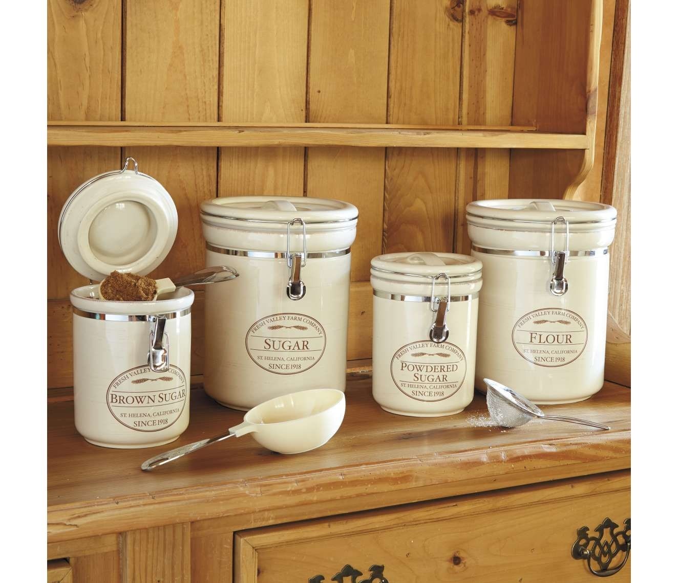Flour canister set