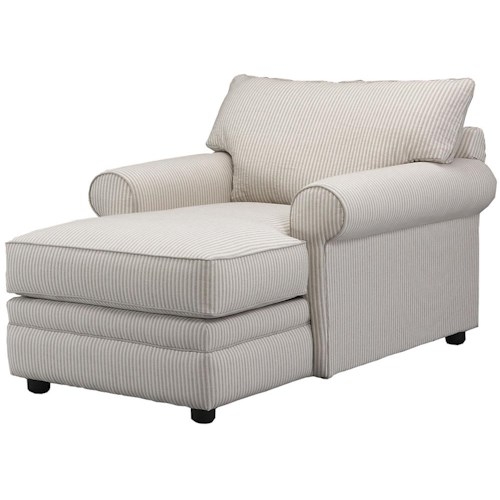 Klaussner upholstery chaise