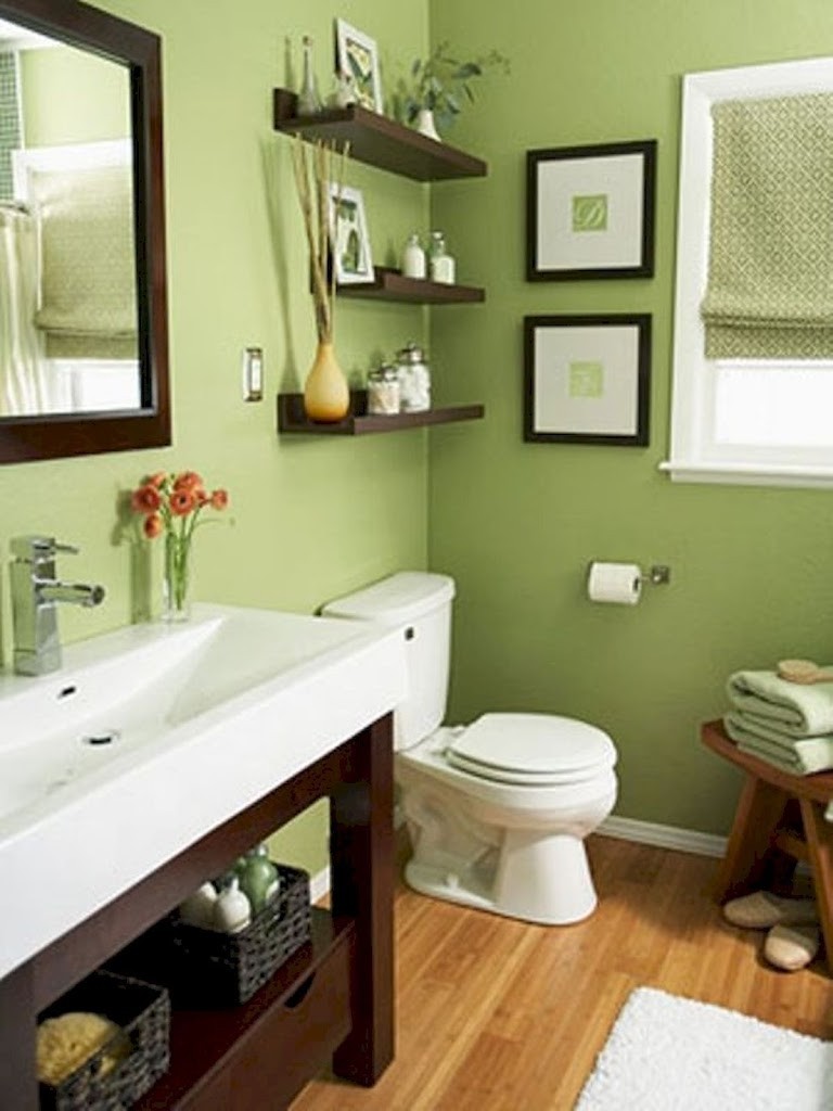 Shelves above toilet 13