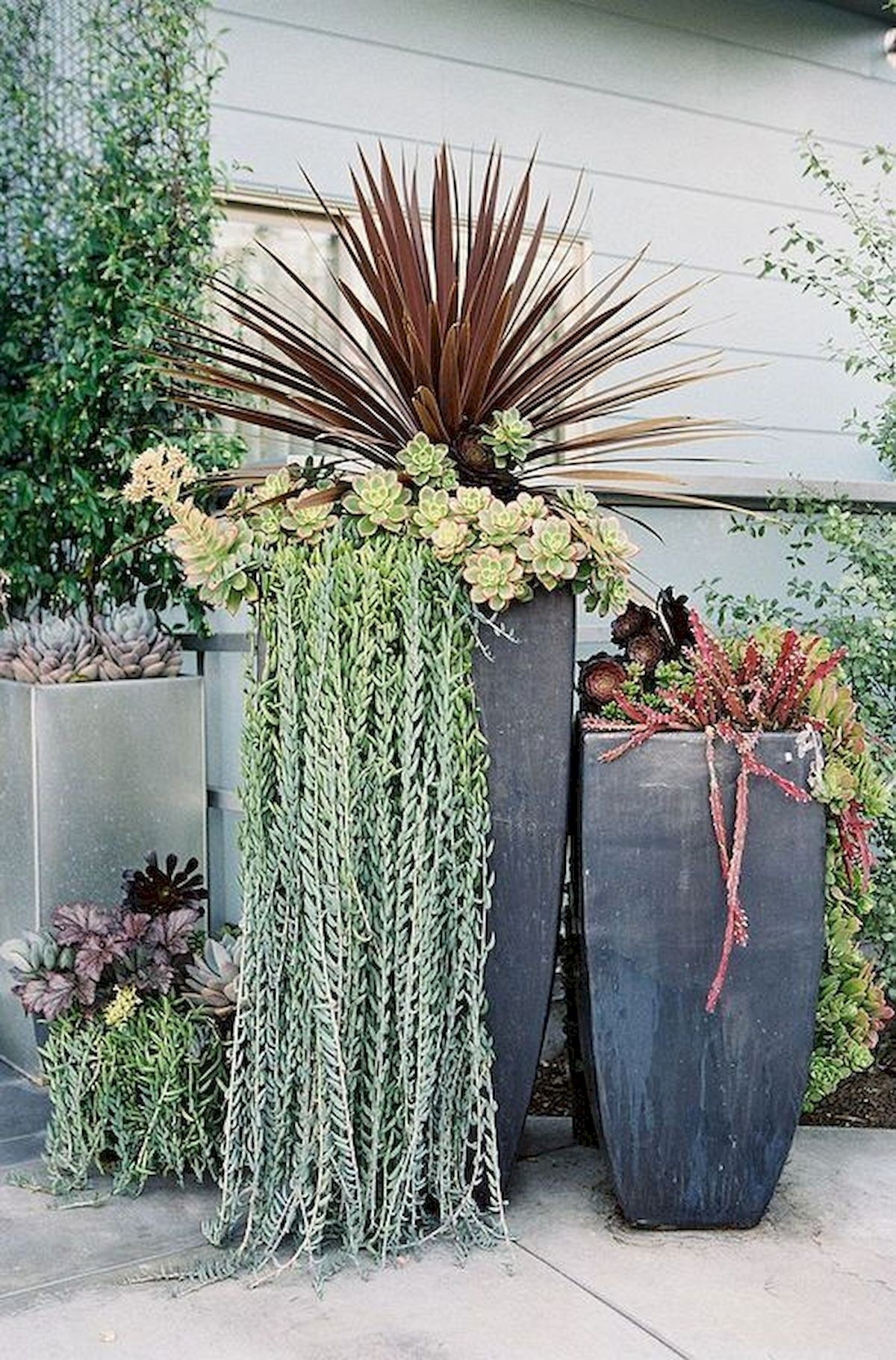Tall flower pots 17