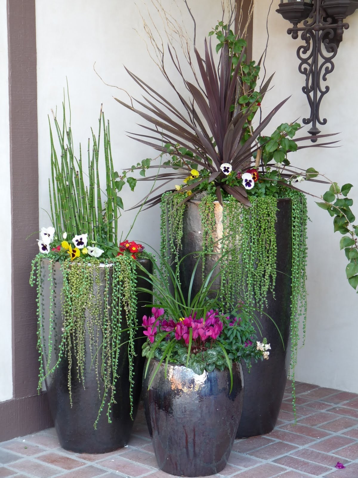 Tall flower pots 19