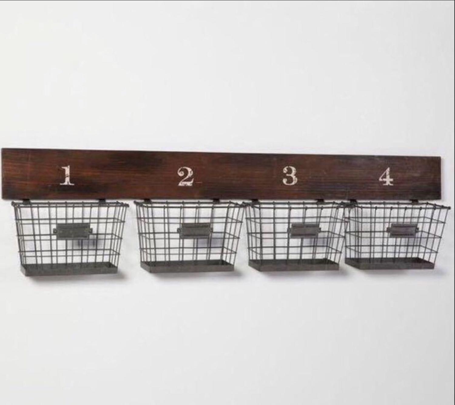 Wire mesh wall mount magazine rack category racks and shelves