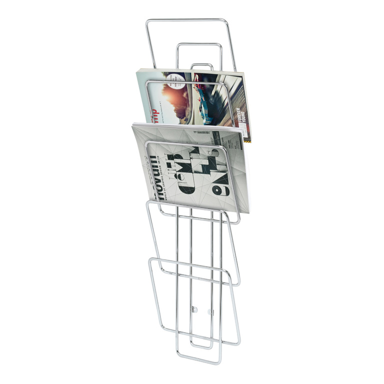 Wires wall mounted magazine rack modern magazine racks