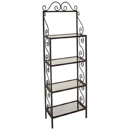 Bakers rack with storage