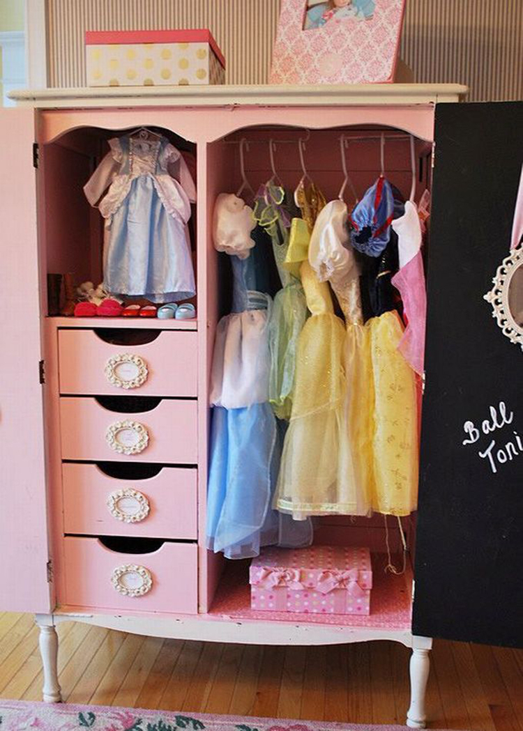 Dress up closet for kids