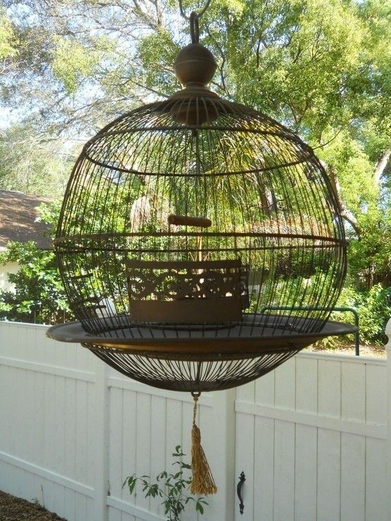 Hendryx brass round cage with bottom