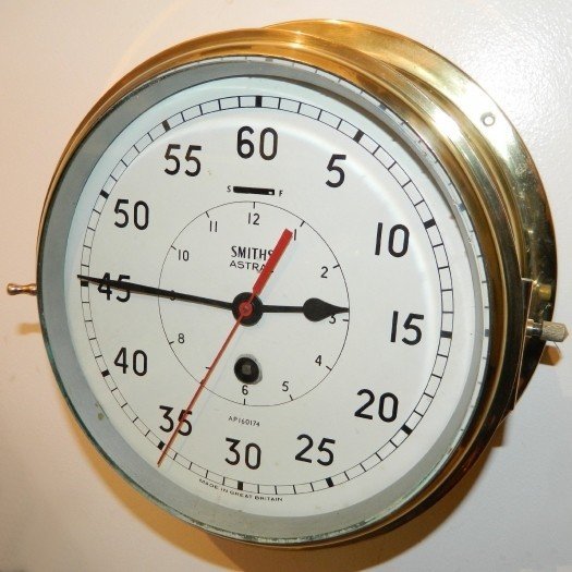Military bulkhead timing clock