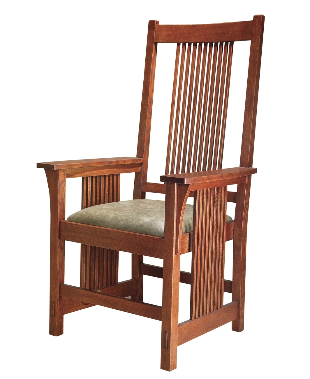 Mission style armchair