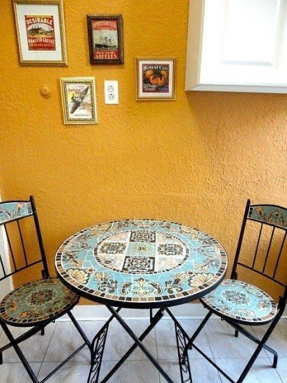 Mosaic bistro table set 1