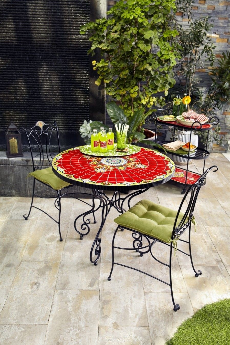 Mosaic bistro table set 2
