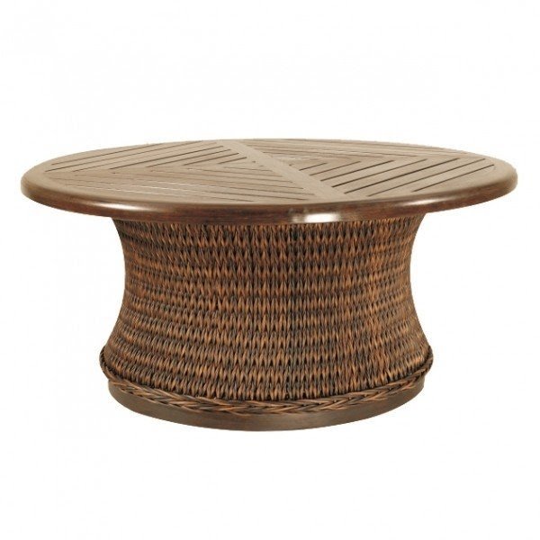 Seagrass coffee table round