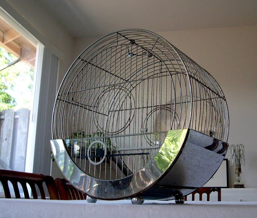 Vintage hendryx bird cage