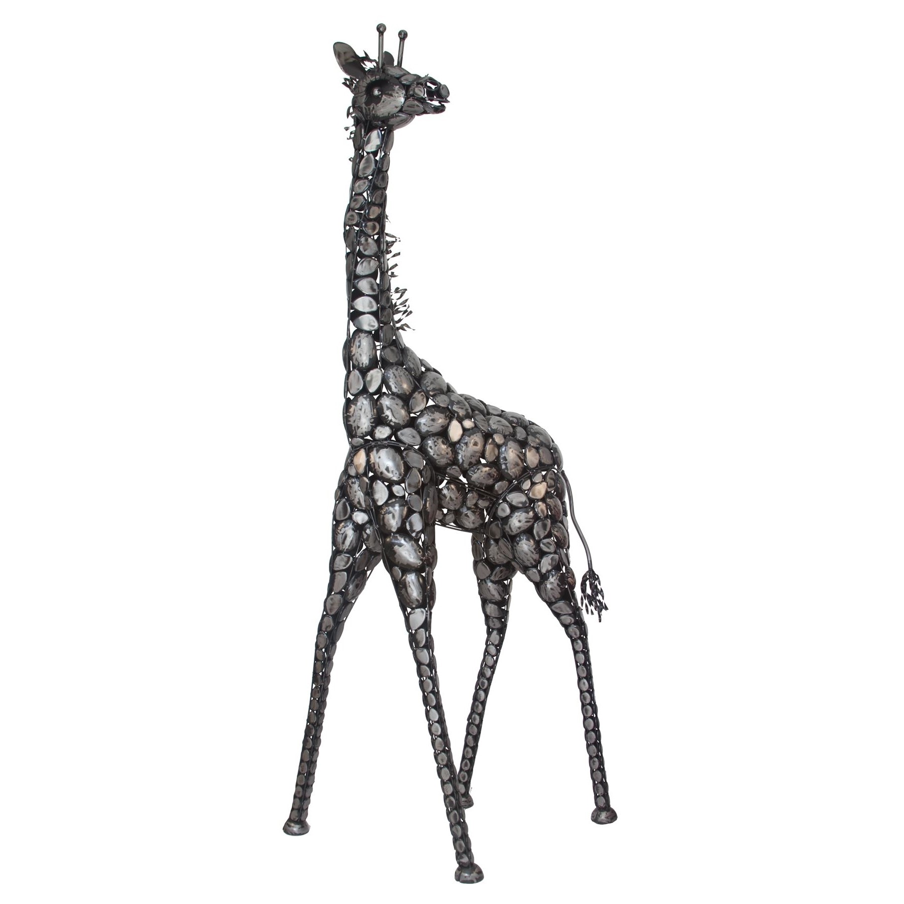 Beautiful Iron 7 Ft Tall Metal Giraffe Statue For Home Or Garden