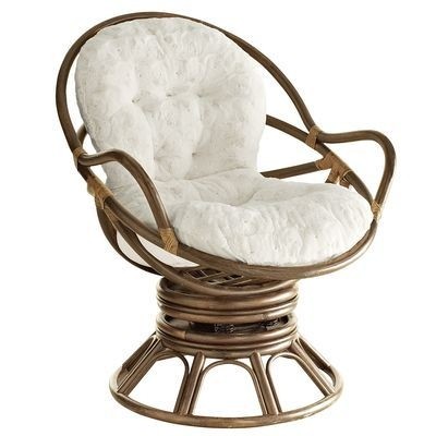Cushion for rattan swivel rocker