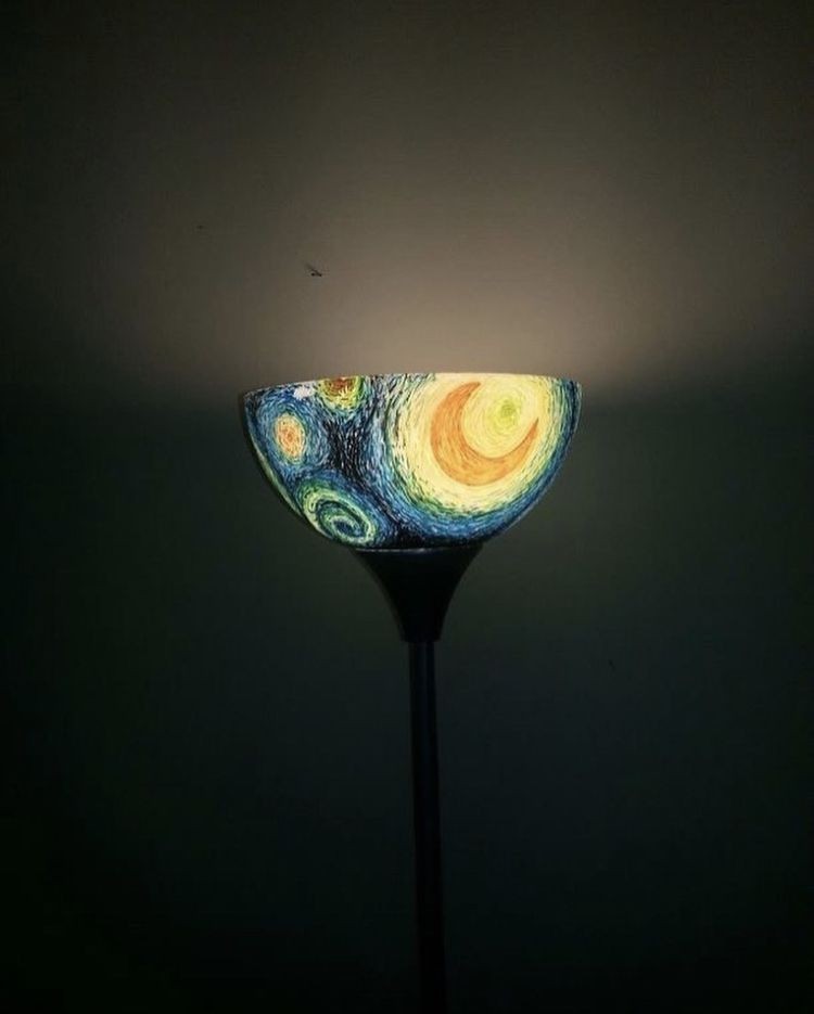 Decorative night lights with shades
