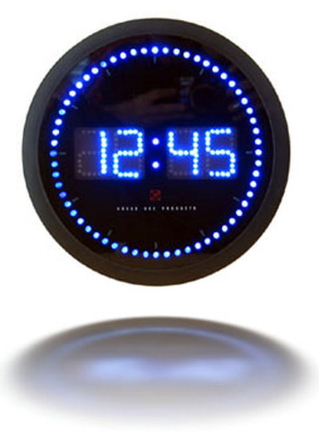 Digital wall clocks