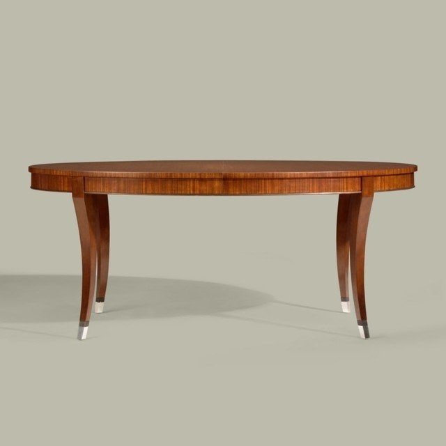 Modern glamour oval dining table traditional dining tables