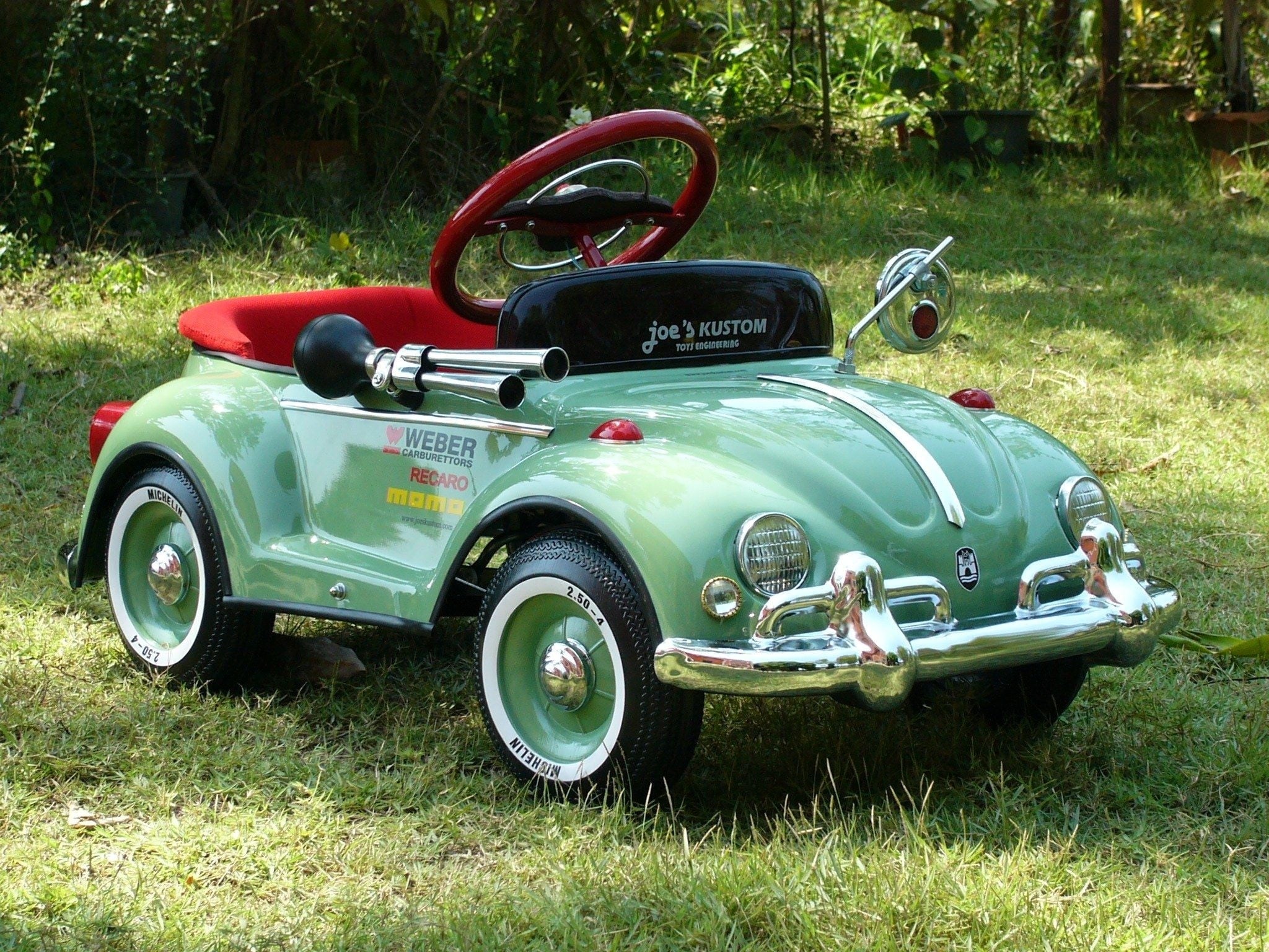 Vintage pedal car refurbished original steelcraft pedal car