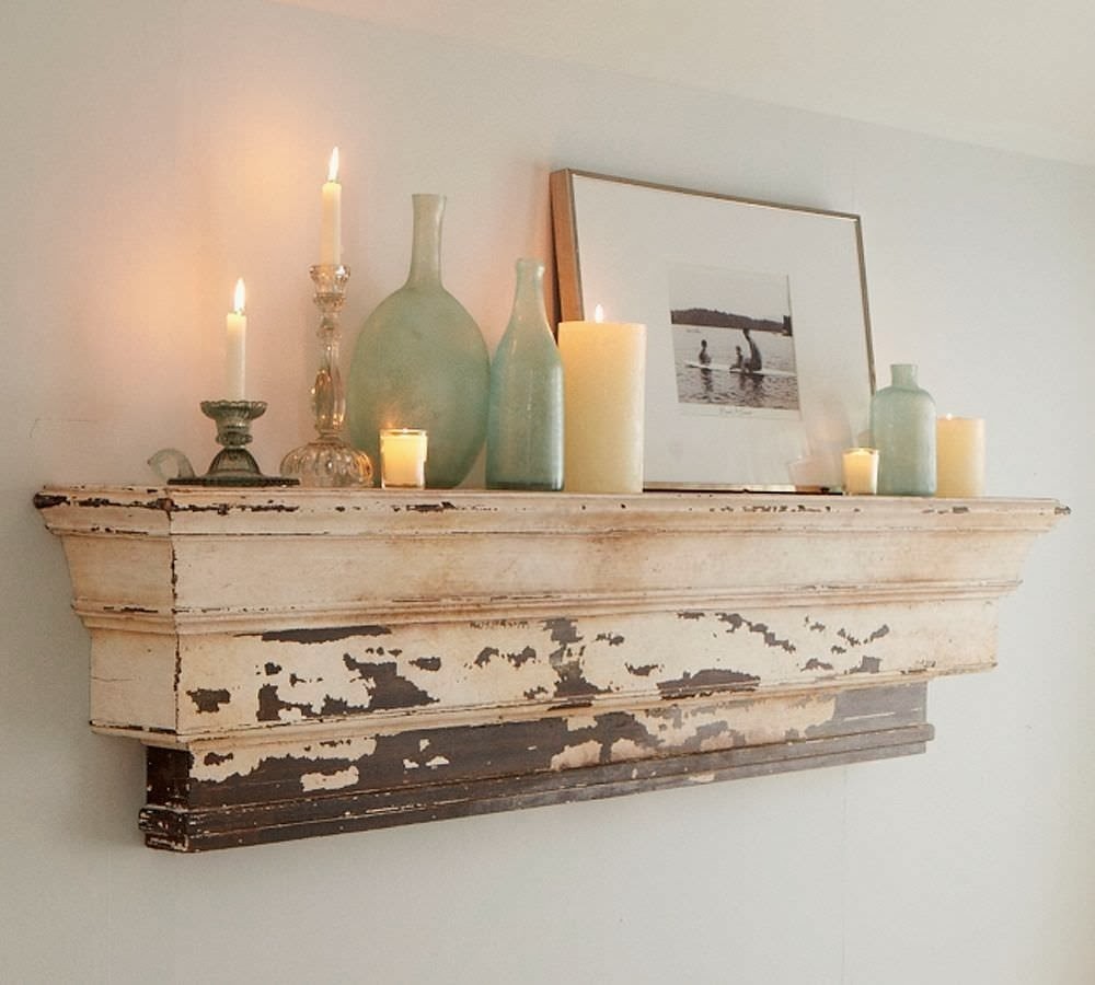 Crown molding shelf diy